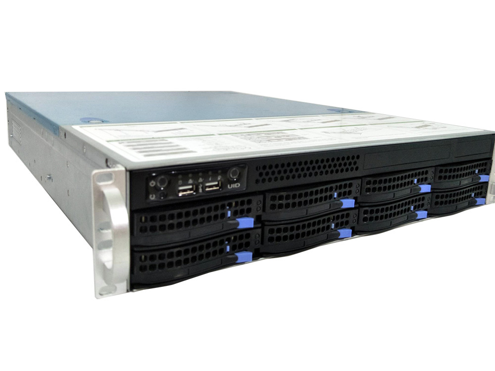 2U Server chassis with server mainboard with 8 hot swap HDD Intel C612 shipset Photo 2
