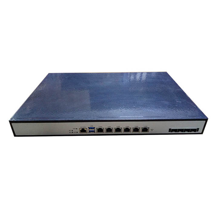 Hardware Firewall Platform with 6 RJ45 GbE and 4 SFP Gigabit network ports  | F19611-B2