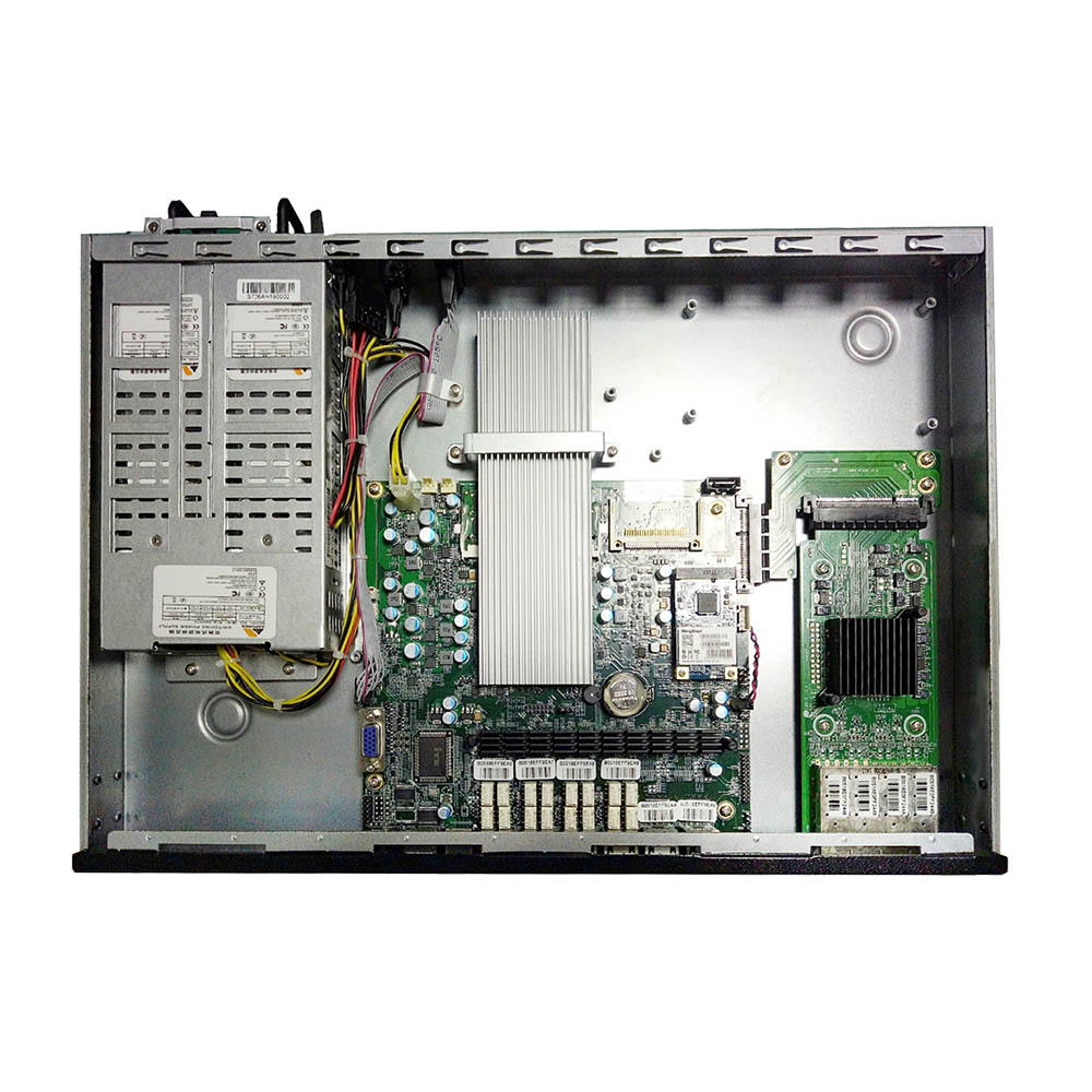 Fanless network appliance 1u with redundant power supply