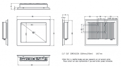 15 inch Ruggedized panel pc