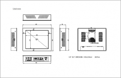 17 touch screen PC