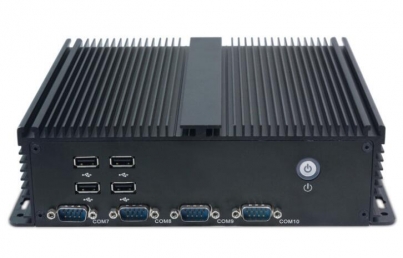 10 COM Fanless PC